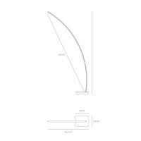 Vivida International 0037.50.SA WN Bracket Floor lamp 3000-4000K Sand