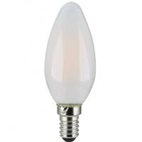 Luce Più FLOLE14SOBC Lampadina Semiopaca Led Oliva E14 6W 3000K 35x98mm