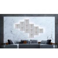 Marchetti Ultraluce 056.296.05.03.B Topazio Lampada da parete/soffitto 39x39 cristalli