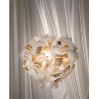Slamp VELSS00WHG01T00000EU Veli Aurea Lampada Sospensione Bianco/Oro cavo trasparente