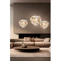Slamp VELSS00WHG01T00000EU Veli Aurea Lampada Sospensione Bianco/Oro cavo trasparente