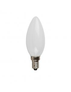Luce Più FIM10002.4 Milky white olive led light bulb C35 E14 6W 4000K 35x98mm