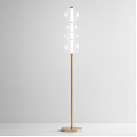 Perenz 8166 TR LC Bubbles Lampada da terra LED Vetro finitura Oro