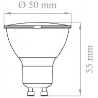 Luce Più DIKLED7WDIMBC Dimmable led light bulb GU10 7W 3000K 50x57mm