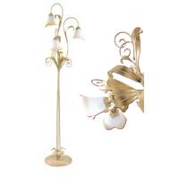 Padana Lampadari 468/PT3 Anastasia Floor lamp gold and decorated glass