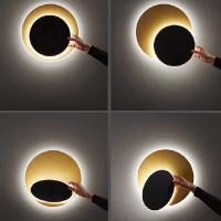 Perenz 8232 OR LC Drum Lampada da soffitto/parete LED Oro Nero Orientabile