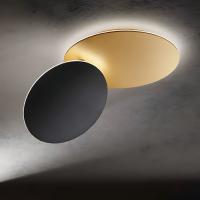 Perenz 8232 OR LC Drum Lampada da soffitto/parete LED Oro Nero Orientabile