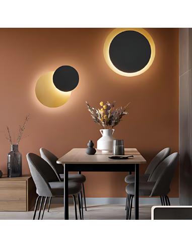 Lampada Da Terra Brilliant Goldy, Nero Opaco E Oro, Con Testa Orientabile E Interruttore A Pedale