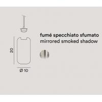 Perenz 8214SP Hunter SOLO DIFFUSORE in vetro fumé specchiato sfumato