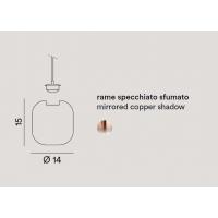 Perenz 8215RM Hunter SOLO DIFFUSORE Vetro Rame Specchiato Sfumato lampadario componibile