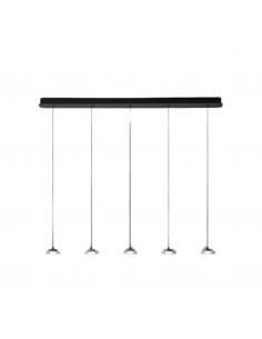 Perenz 8160NLC HUNTER 5-light black rectangular pendant chandelier STRUCTURE ONLY 2