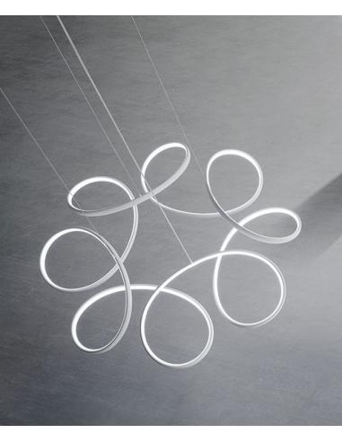 Exclusive Light FLOWERS80WH White LED pendant lamp