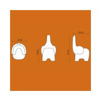 Myyour 209TINO.003 Tino child's stool orange elephant