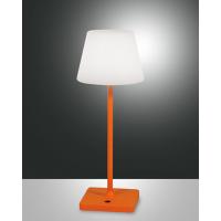 Fabas 3701-30-170 Adam Orange rechargeable LED table lamp