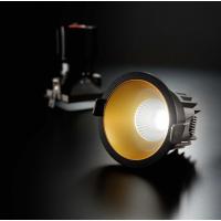 Ideal Lux 192345 Game trim round 11w 3000k 8,5cm Recessed spotlight black gold