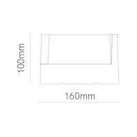 Beneito Faure 4961 Blis outdoor wall lamp square IP65 LED 15W black