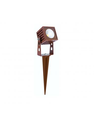 Beneito Faure 4693 Zas Proiettore LED da esterno 7W Corten