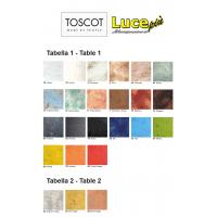 Toscot 1110 Carrara Wall lamp terracotta L37cm customisable