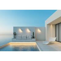 Beneito Faure 4962 Blis lampada parete esterno quadrato corten IP65 LED 15W