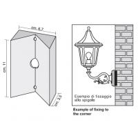 Moretti Luce - Angoliera 0104108 nero