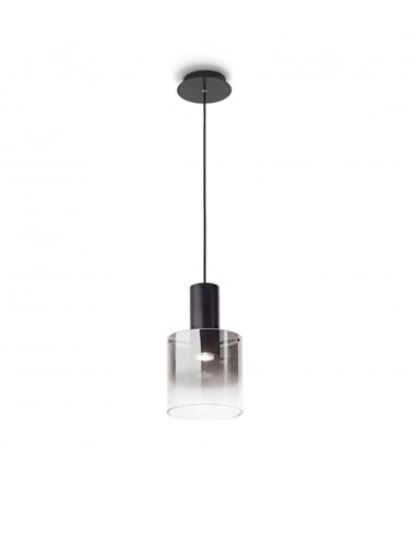 Perenz 6664 SP Hugo Lampada a sospensione 1 luce Vetro Fumè Specchiato