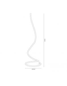 Vivida International 0092.50.CR.DIM Lightline Floor lamp chrome dimmable led 2