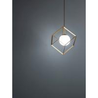 Perenz 6695 OR Cube Lampada a sospensione cubo metallo 15cm G9 oro