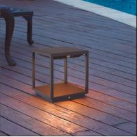 Mantra 7085 Meribel Solar outdoor floor lamp LED Graphite with motion sensor