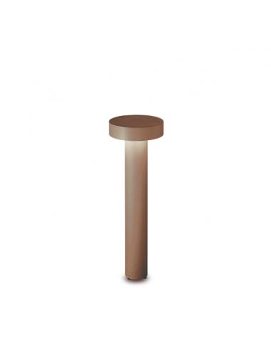 Ideal Lux 316048 Tesla Garden bollard H60 cm LED Coffee brown