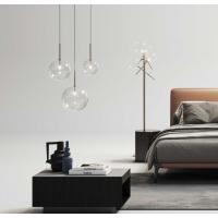 Ideal Lux 277370 Equinoxe SP1 Lampada a sospensione Ø 15 cm Oro sfera vetro trasparente