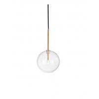 Ideal Lux 277370 Equinoxe SP1 Lampada a sospensione Ø 15 cm Oro sfera vetro trasparente