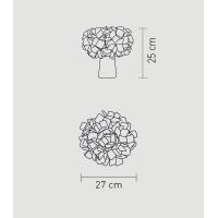 CLIZIA MINI TABLE LAMP FUME'
