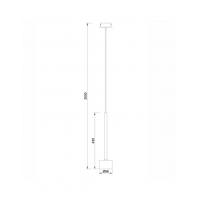 Mantra 7877 Tonic Lampada a sospensione vetro diam9,8cm rame