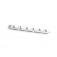 Ideal Lux 045627 Prive' AP6 Indoor wall lamp chrome 6 lights star dressing room