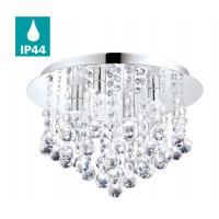 Eglo 94878 Almonte LED Lampada da soffitto IP44 cromo e cristalli