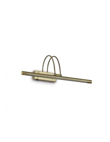 Ideal Lux 121161 Bow AP Lampada da parete classica specchio 46cm LED Brunito