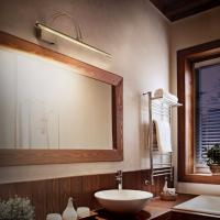 Ideal Lux 121161 Bow AP Lampada da parete classica specchio 46cm LED Brunito