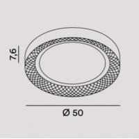 Perenz 8156-OR-CT HIVE Indoor ceiling lamp LED gold decor