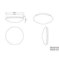 Trio Lighting R62961000 Lukida Lampada da soffitto LED cielo stellato