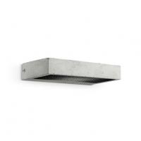 Ideal Lux 139746 Hydro AP1 Wall Lamp R7s Cement Grey