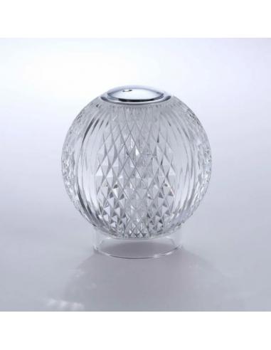 Nova Luce 9522020 Brillante Lampada da tavolo LED ricaricabile Cromo