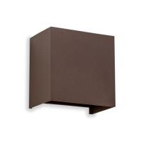 Mantra 7438 Davos XL Lampada da parete esterno LED 15x15cm Corten