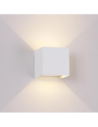 Mantra 7436 Davos XL Outdoor Wall Lamp LED 15x15cm White