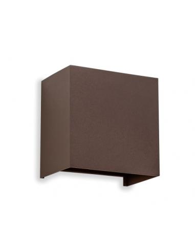 Mantra 7654 Davos XL Outdoor Wall Lamp 4000K LED corten