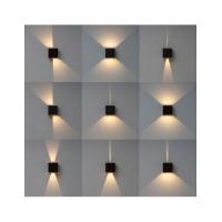 Mantra 7653 Davos XL Outdoor Wall Lamp 15x15cm 4000K LED Black