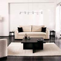Mantra 8297 Sal Linear Pendant Lamp 6 Lights GU10 White
