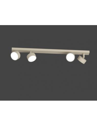Top Light Edra 1210/4-SA Lampada da soffitto 4luci GX53 Sabbia