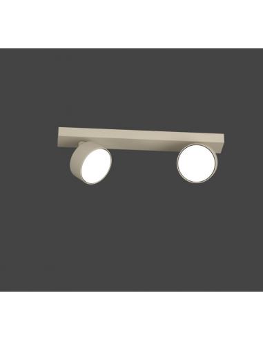 Top Light Edra 1210/2-SA Ceiling lamp 2 lights GX53 Sand