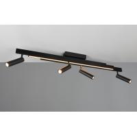 Trio Lighting 648310532 Zeno Lampada da soffitto con faretti LED CCT Nero