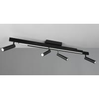 Trio Lighting 648310532 Zeno Lampada da soffitto con faretti LED CCT Nero
